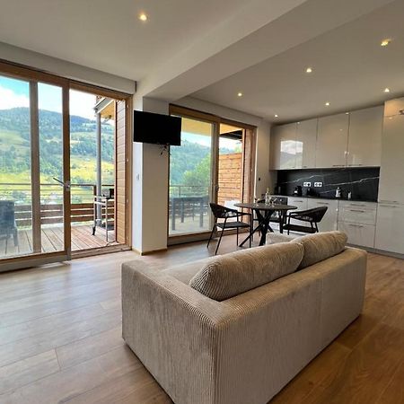 Magnifique appartement neuf dans chalet + parking La Bresse Extérieur photo